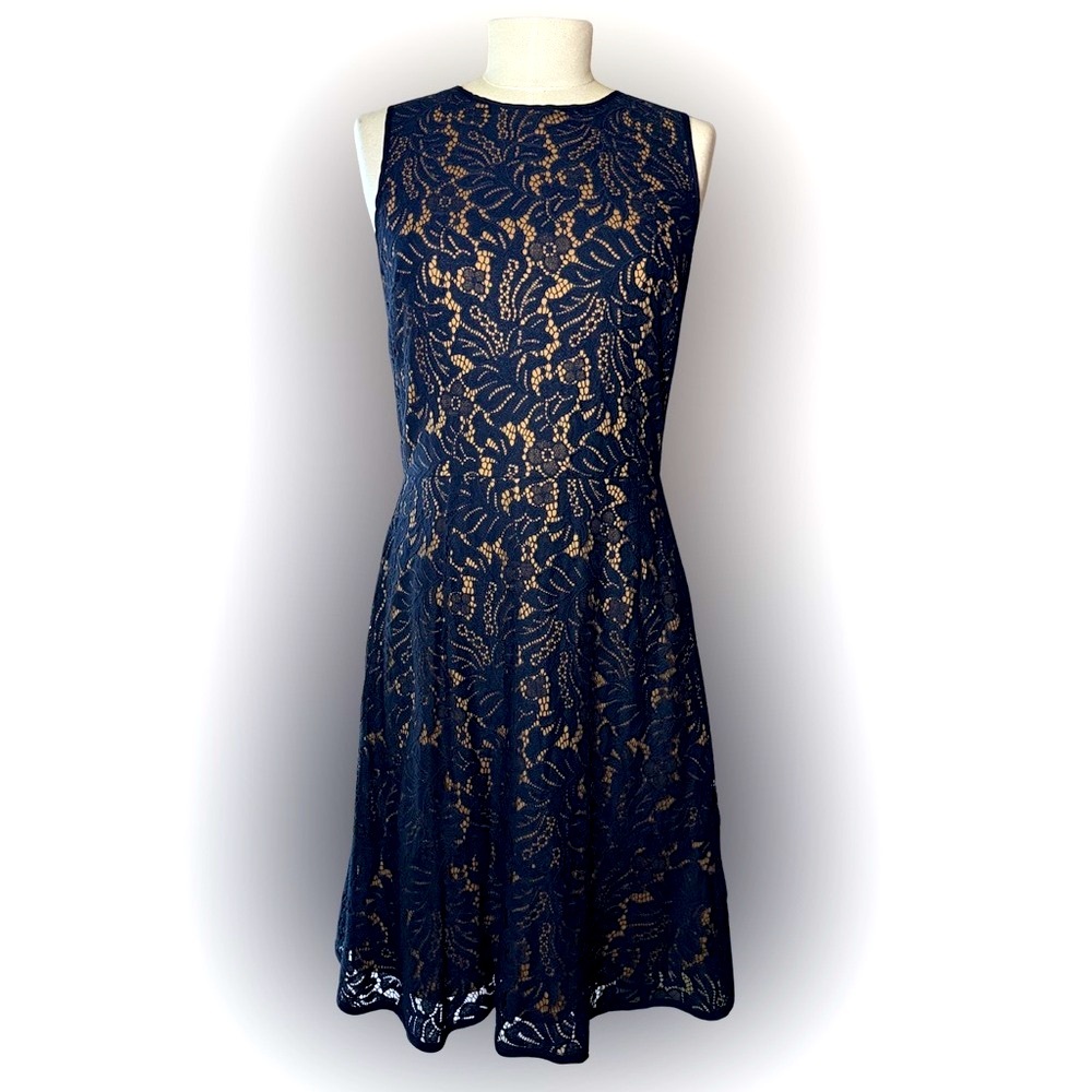 BR Factory Lace Overlay Dress